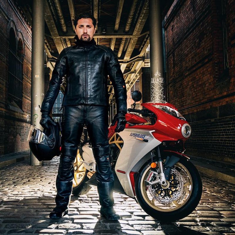 Rukka Coriace 2 lifestyle for best laminated motorcycle jackets
